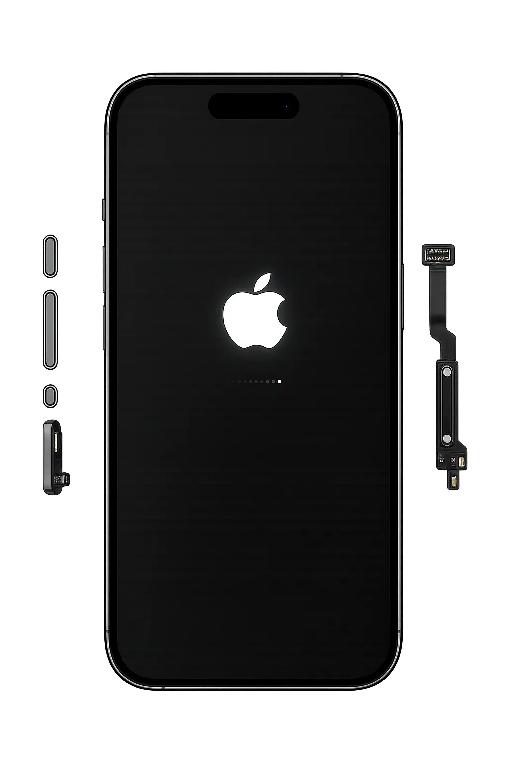 Замена кнопки включения на iPhone 17