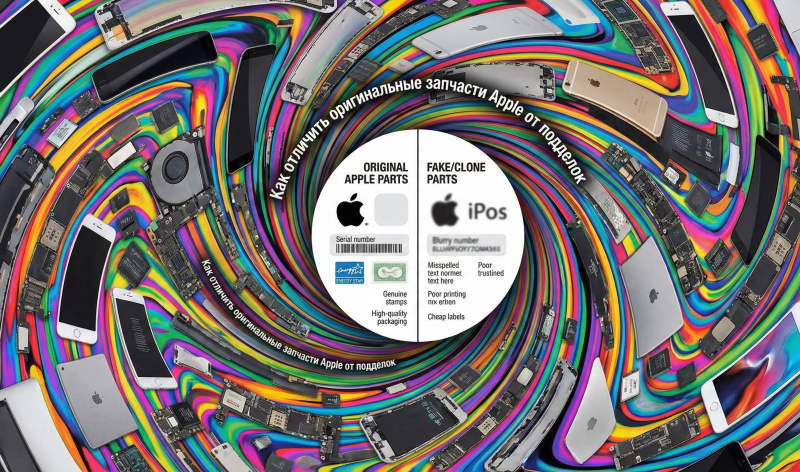 Как отличить оригинальные запчасти Apple от подделок