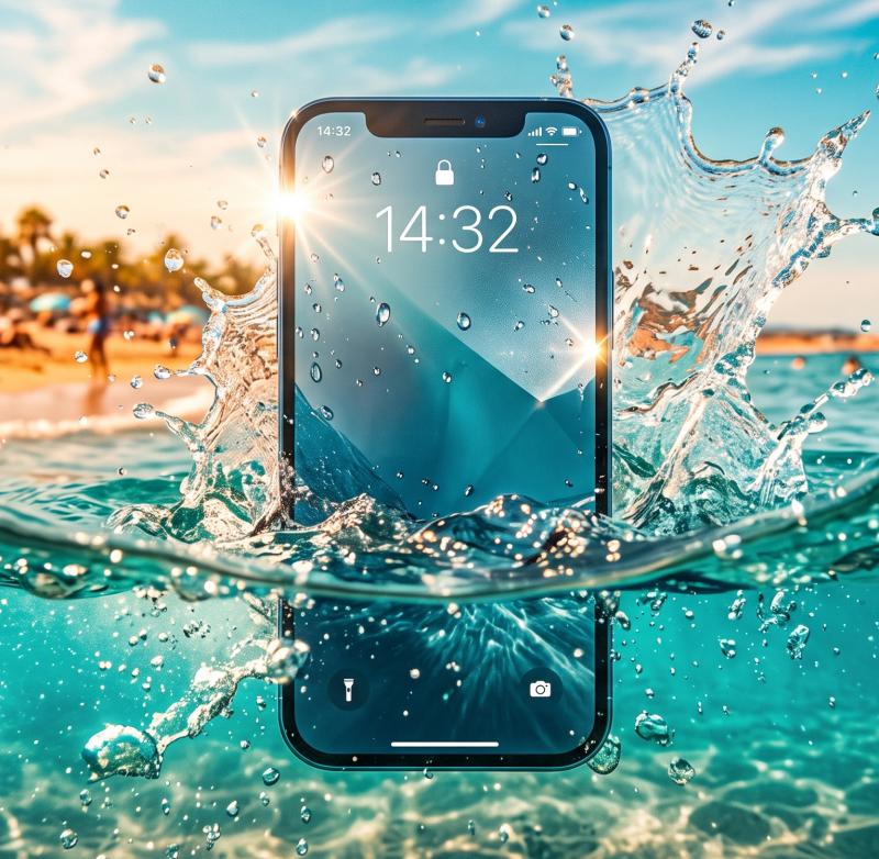 Что делать если Айфон упал в морскую воду