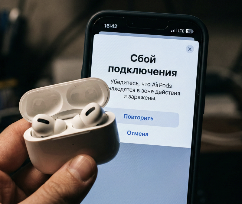 AirPods не подключаются к iPhone