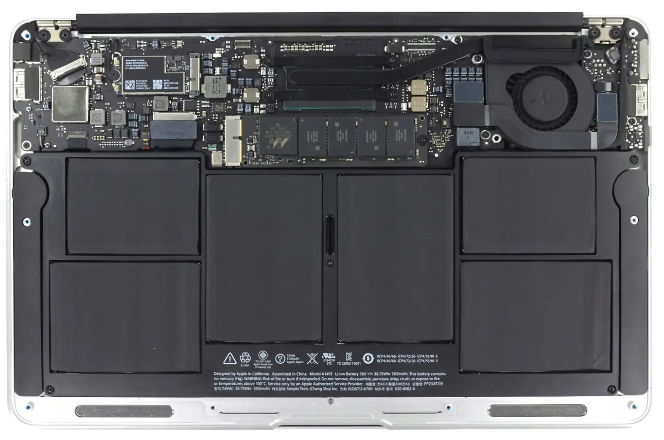 Замена аккумулятора MacBook Pro