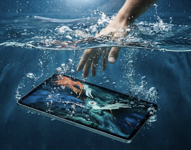 Что делать, если iPad упал в воду