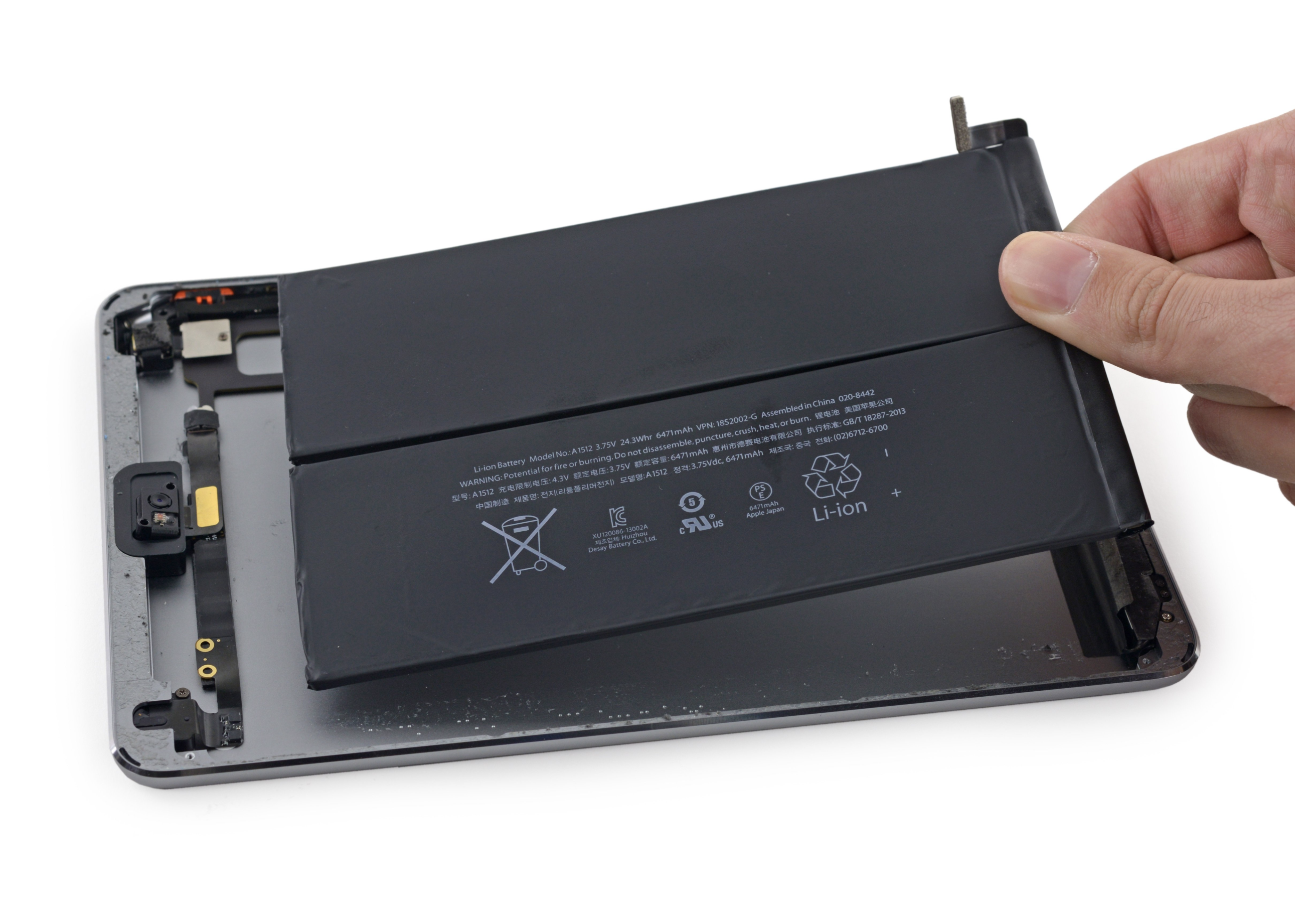 Замена аккумулятора iPad mini